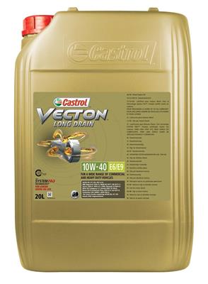 CASTROL VECTON LONG DRAIN 10W-40 E6/E9 20L